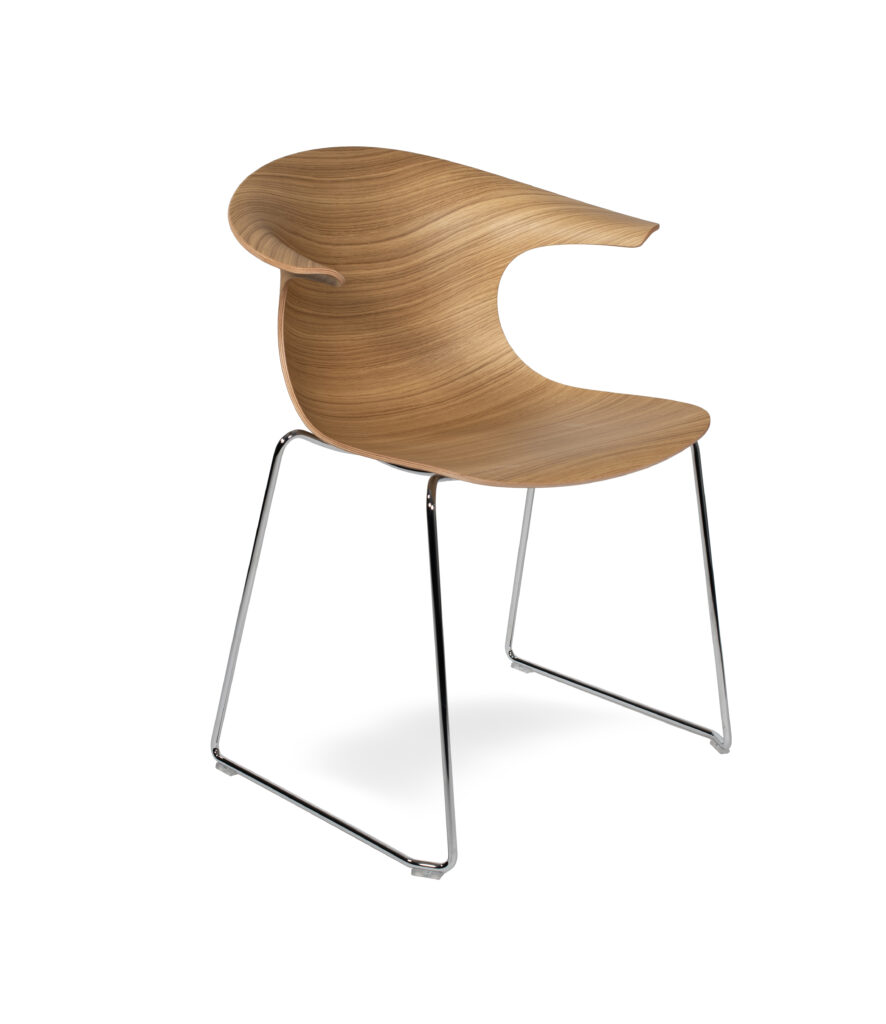 Loop 3D Wood 4 Star Aluminium Base - infiniti