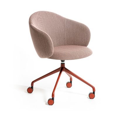 Volta armchair 4 star base with castors